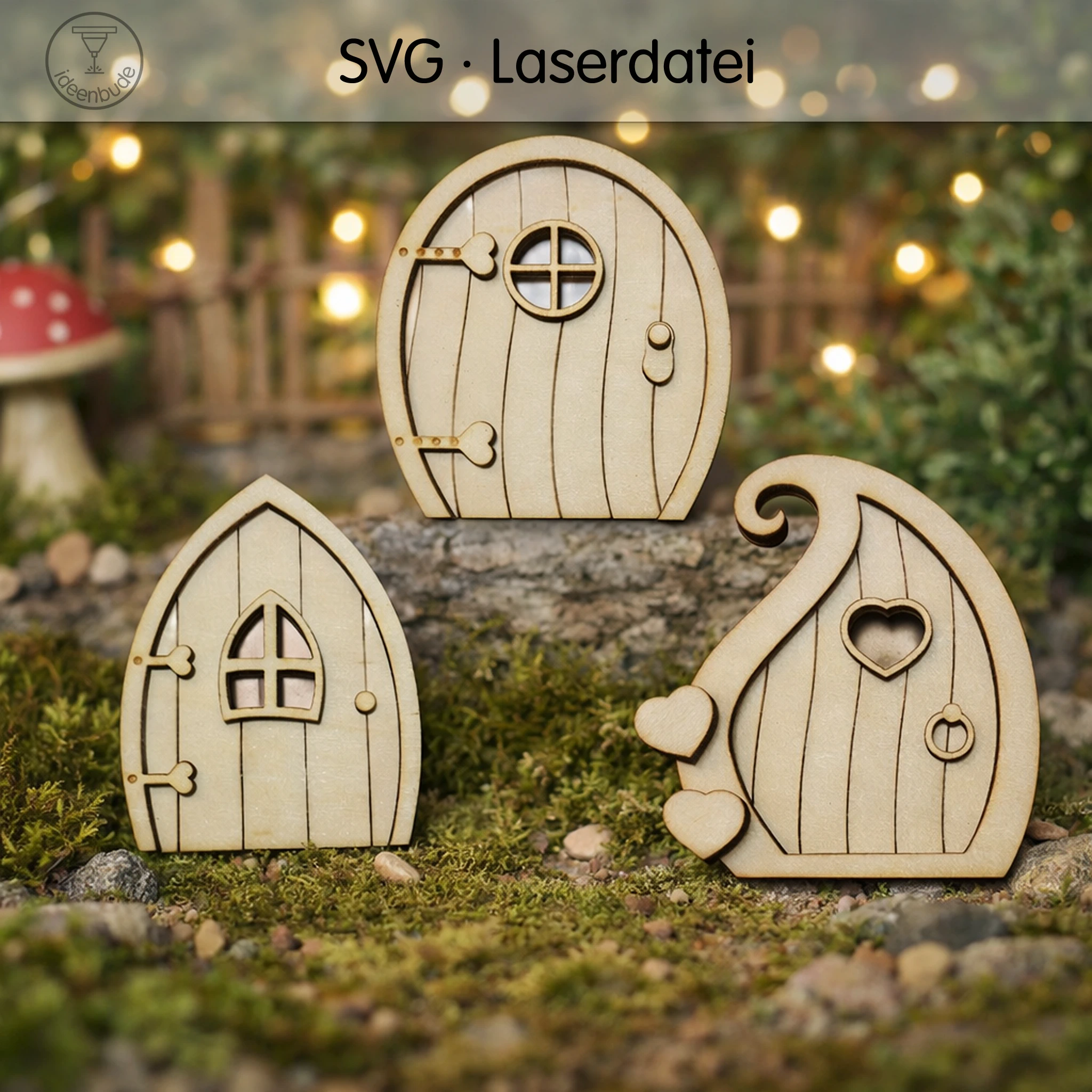 3 Wichteltüren im Set