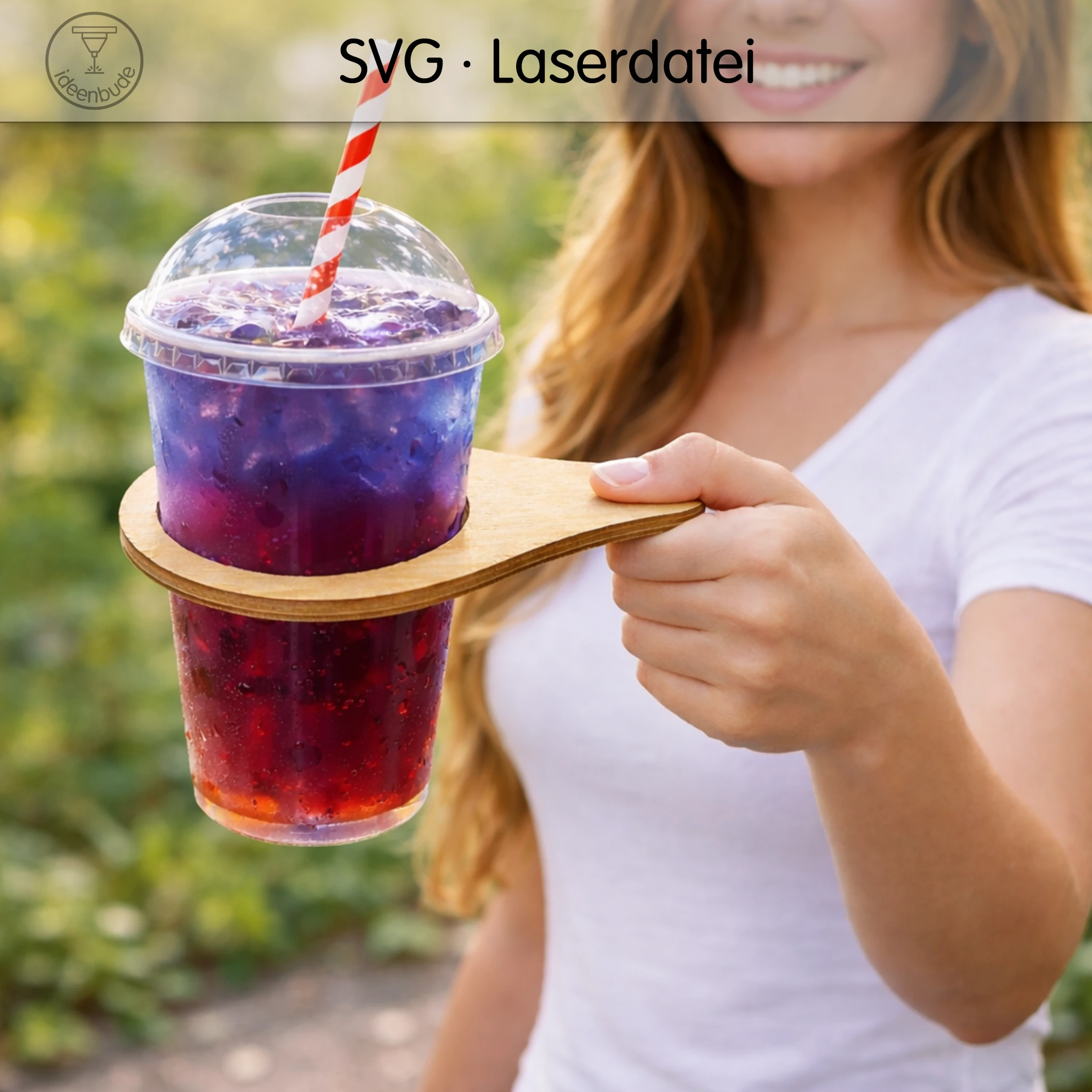 Getränkehalter für verschiedene Becher